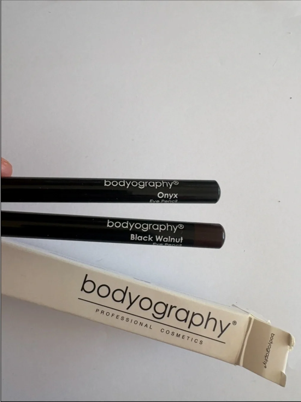 NWT bodyography eye liner pencil set with black and brown